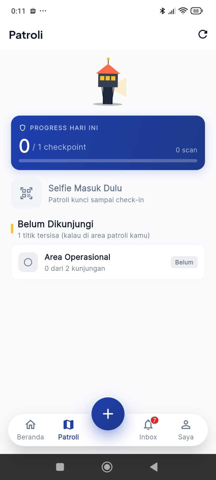 Aplikasi Satpam — Patroli